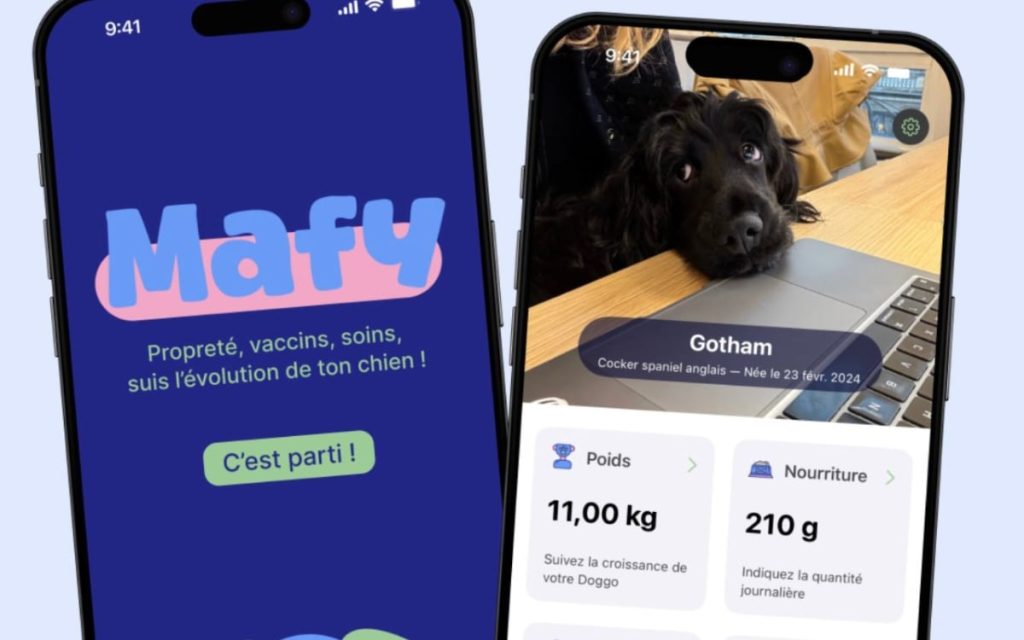 mafy l'application pour suivre son chien